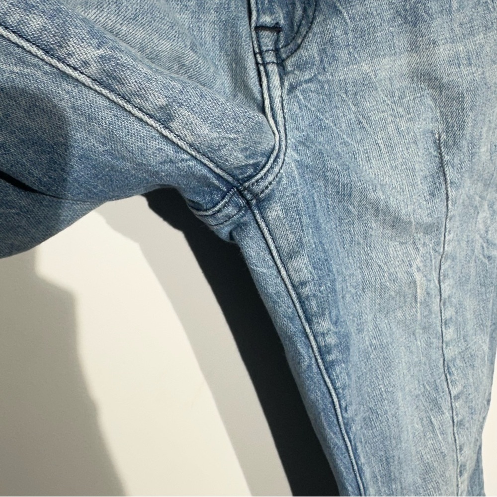 Jonathan Simkhai Designer Womans Distressed Jeans Blue Light Wash Size 25 - Picture 13 of 13